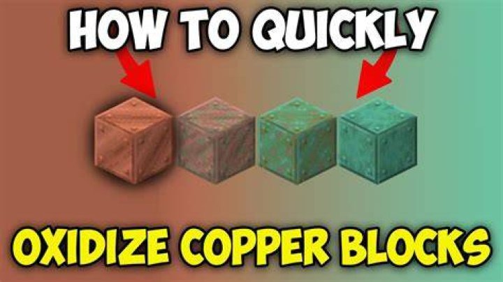 Do copper blocks oxidize indoors?