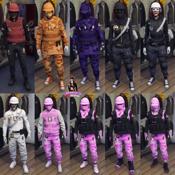 GTA 5 saving outfits