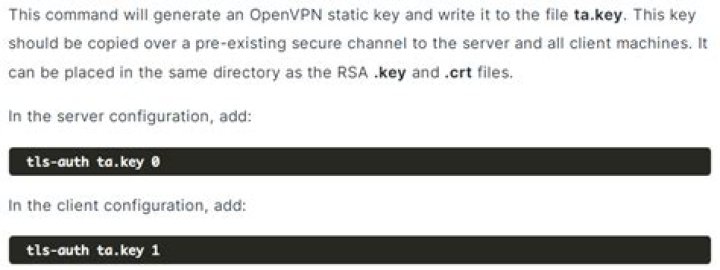 OpenVPN: "Authenticate/Decrypt packet error: packet HMAC authentication failed"