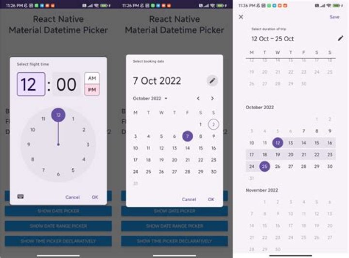 React DatePicker calendar showing behind table head